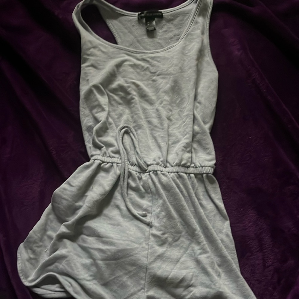 Grey romper with shorts